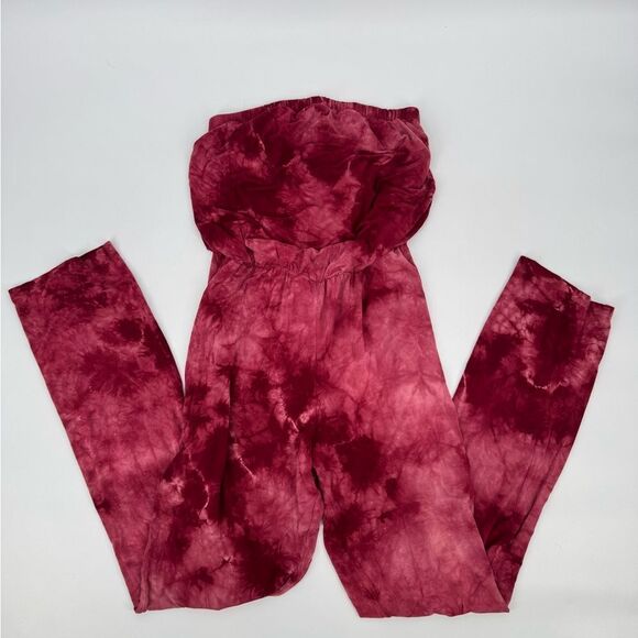 Go‎ Couture Tie Dye Strapless Jumpsuit Sz S - Picture 10 of 10